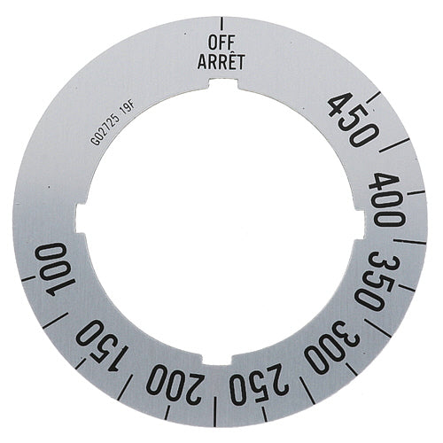G02725-19 Garland - Dial Overlay Insert for Grills alternate view 1 G02725-19 Garland - Dial Overlay Insert for Grills alternate view 1